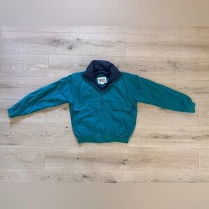 PIONEER Green and Blue Raincoat Lightweight Nylon